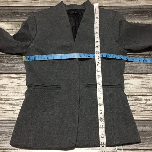 J Crew 365 Going Out Blazer Open Front Jacket Women’s 2 Gray - Picture 2 of 8